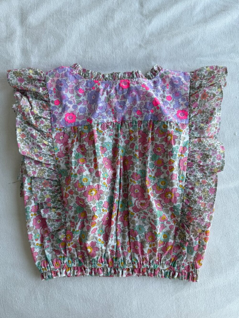 NWOT LoveShackFancy x Liberty London Fabric Coretta Girls Blouse - Picture 4 of 8